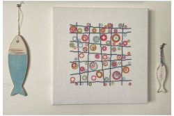 Semi Kit de broderie à points de croix comptés avec perles " Panique...
