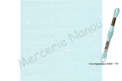 Toile Aida de Zweigart, coloris  101 ivoire largeur 150