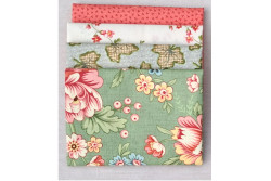 Lot de 4 coupons de Tissu "The Seamstress" Edyta Sytar n°3