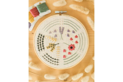 Kit de broderie débutant l'Apprenti Fleuriste Tome 1