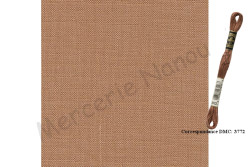 Toile de lin Belfast en lin naturel 3609-323 beige moyen
