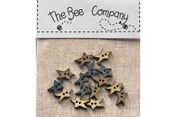 15 Boutons Mini étoiles printemps