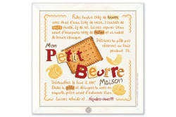 Création point de croix "Le Petit Beurre" de Lilipoints