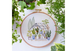 Kit de broderie traditionnelle "Greenhouse "