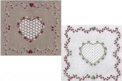 Fiche de broderie Jour de lin "Coeur de Schwalm N°1"