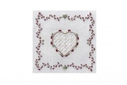 Fiche de broderie Jour de lin "Coeur de Schwalm N°5"