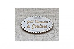 bouton bois "Petit nécéssaire de couture"