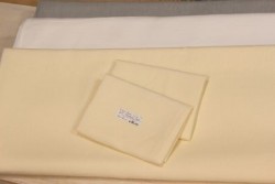 Toile 100% lin "Monaco" crème