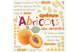 Diagramme point de croix "Confiture d'abricots"