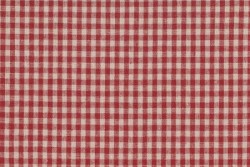 Tissu Shabby Chic "Carreaux Vichy bordeaux"