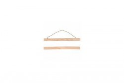 Barres en bois pour suspension style Kakemono japonais