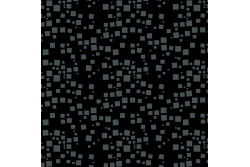 Tissu patch de Benartex Cat-i-tude " Petits carrés gris sur fond noir"